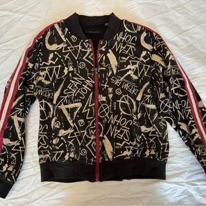 Sean John Black Bomber Jacket size large